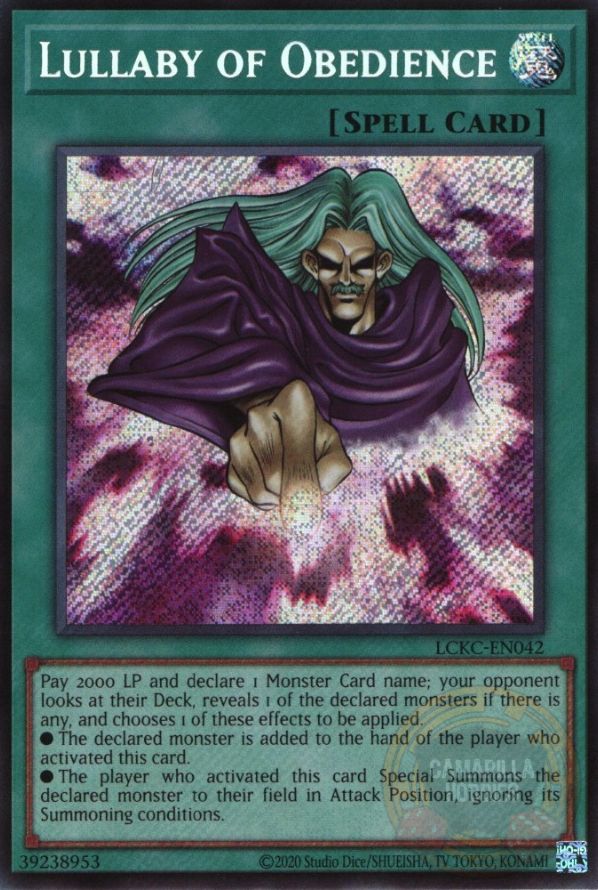 Lullaby of Obedience - LCKC-EN042 - Secret Rare (Reprint)  1