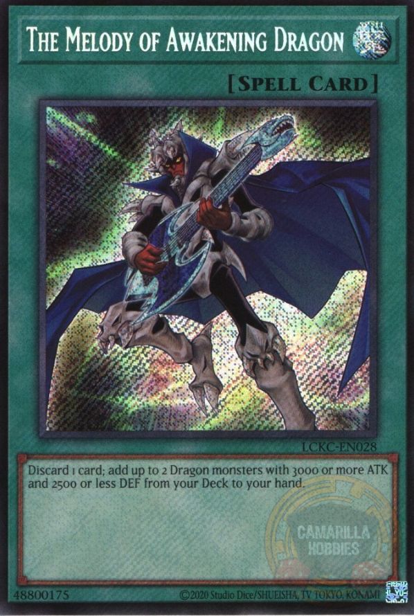The Melody of Awakening Dragon - LCKC-EN028 - Secret Rare (Reprint) 1
