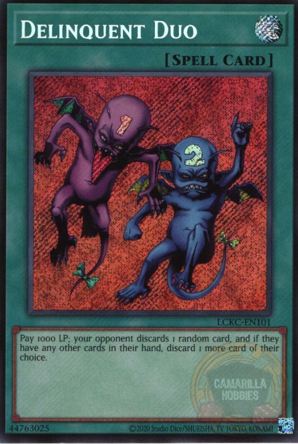 Delinquent Duo - LCKC-EN101 - Secret Rare (Reprint)  1