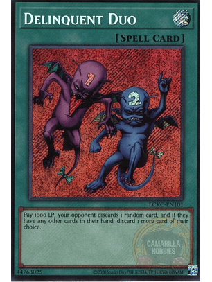 Delinquent Duo - LCKC-EN101 - Secret Rare (Reprint) 