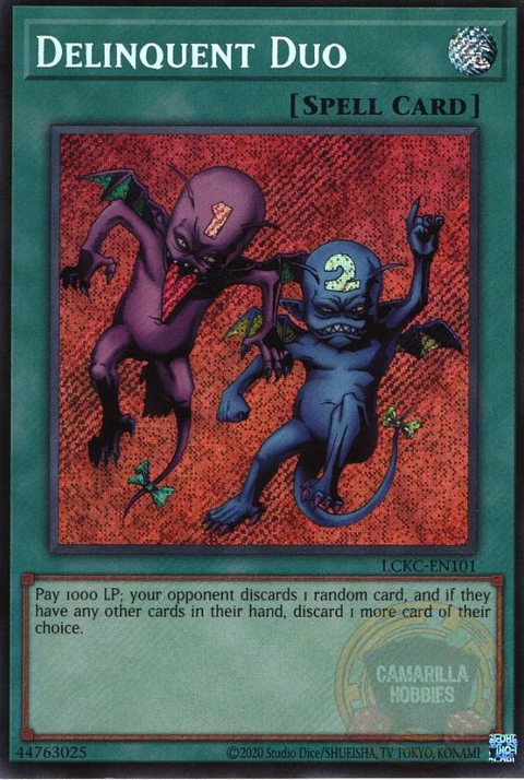 Delinquent Duo - LCKC-EN101 - Secret Rare (Reprint) 