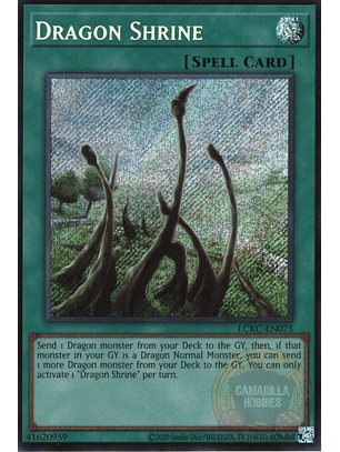 Dragon Shrine - LCKC-EN075 - Secret Rare (Reprint) 