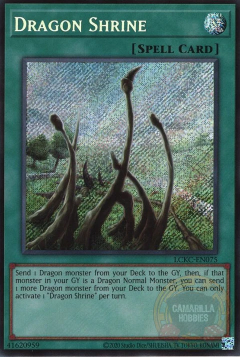 Dragon Shrine - LCKC-EN075 - Secret Rare (Reprint) 