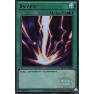 Raigeki - LCKC-EN088 - Ultra Rare (Reprint) 