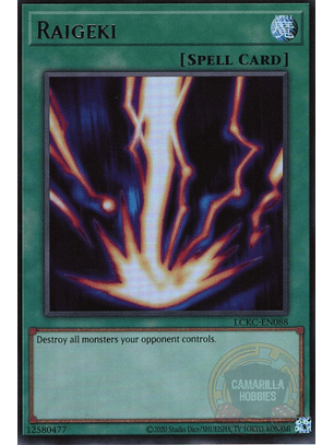 Raigeki - LCKC-EN088 - Ultra Rare (Reprint) 