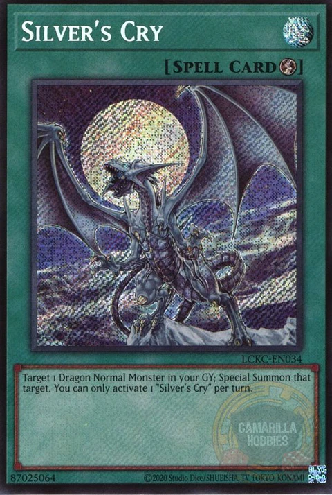 Silver's Cry - LCKC-EN034 - Secret Rare (Reprint) 
