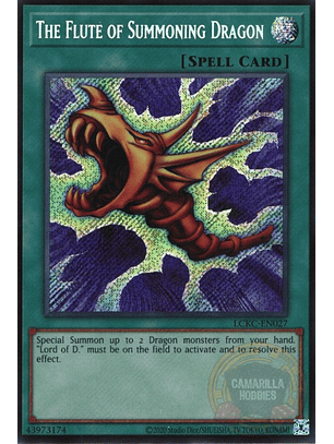 The Flute of Summoning Dragon - LCKC-EN027 - Secret Rare (Reprint) 