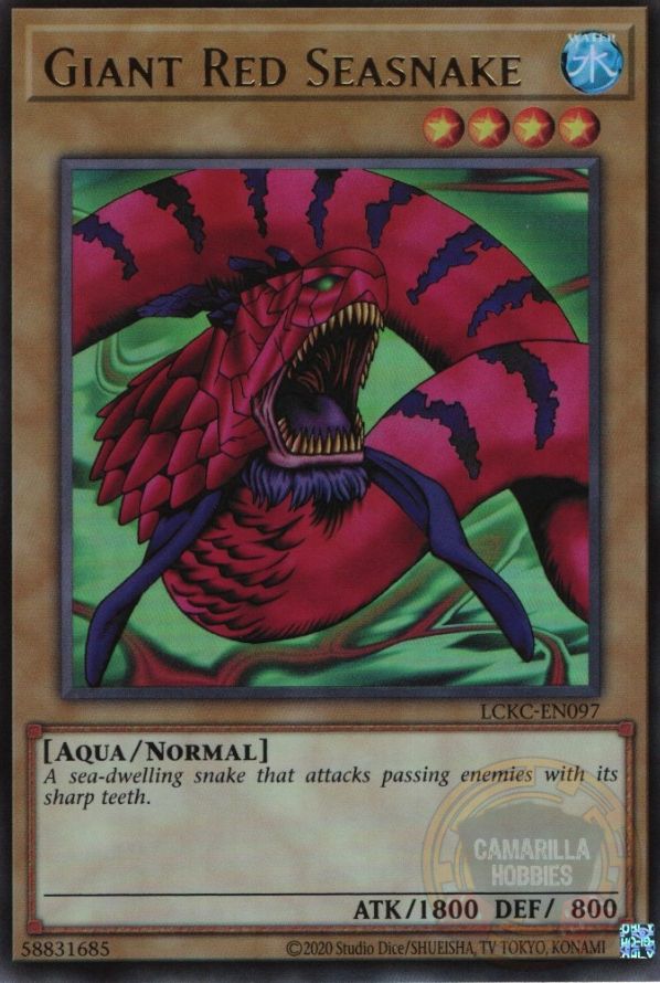 Giant Red Seasnake - LCKC-EN097 - Ultra Rare (Reprint) 1