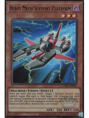 Heavy Mech Support Platform - LCKC-EN022 - Ultra Rare (Reprint) 