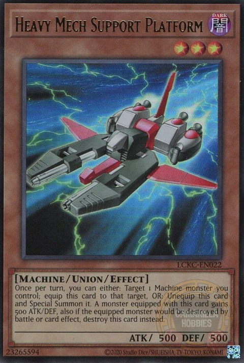 Heavy Mech Support Platform - LCKC-EN022 - Ultra Rare (Reprint) 