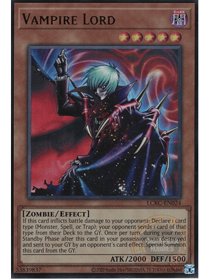 Vampire Lord - LCKC-EN024 - Ultra Rare (Reprint) 