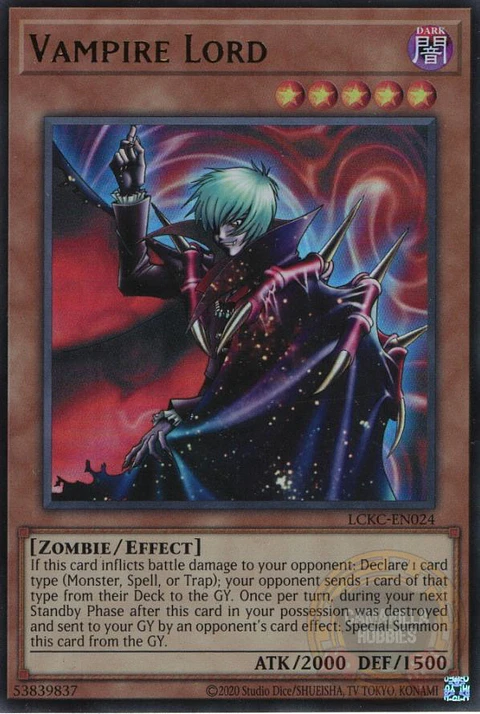 Vampire Lord - LCKC-EN024 - Ultra Rare (Reprint) 