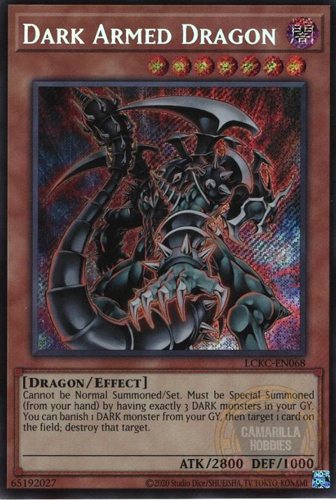 Dark Armed Dragon - LCKC-EN068 - Secret Rare (Reprint) 