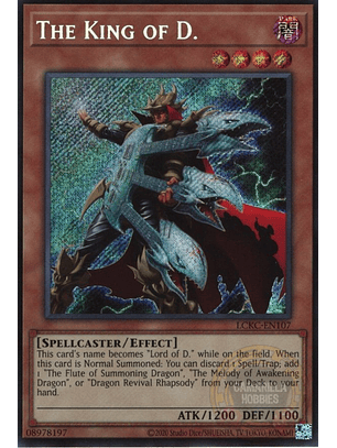 The King of D. - LCKC-EN107 - Secret Rare - (Reprint)