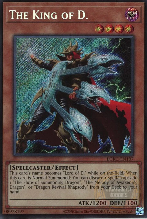 The King of D. - LCKC-EN107 - Secret Rare - (Reprint)