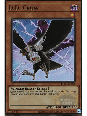 D.D. Crow - LCKC-EN081 - Ultra Rare (Reprint) 