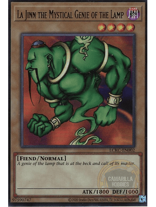 La Jinn the Mystical Genie of the Lamp - LCKC-EN002 - Ultra Rare (Reprint)