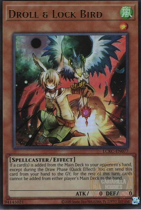 Droll & Lock Bird - LCKC-EN077 - Ultra Rare (Reprint)