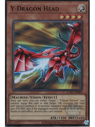 Y-Dragon Head - LCKC-EN006 - Ultra Rare (Reprint)