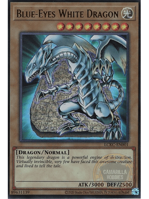 Blue-Eyes White Dragon - LCKC-EN001 - Ultra Rare (Reprint) Ver. 4