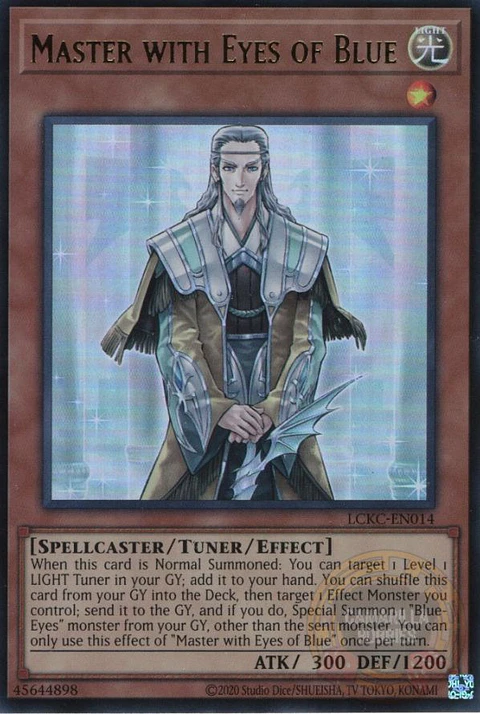 Master with Eyes of Blue - LCKC-EN014 - Ultra Rare (Reprint) 