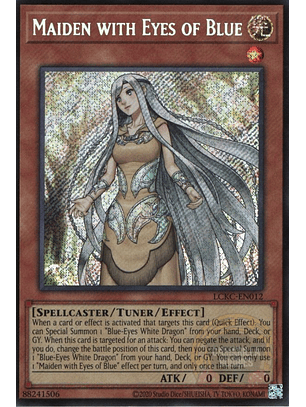 Maiden with Eyes of Blue - LCKC-EN012 - Secret Rare (Reprint)