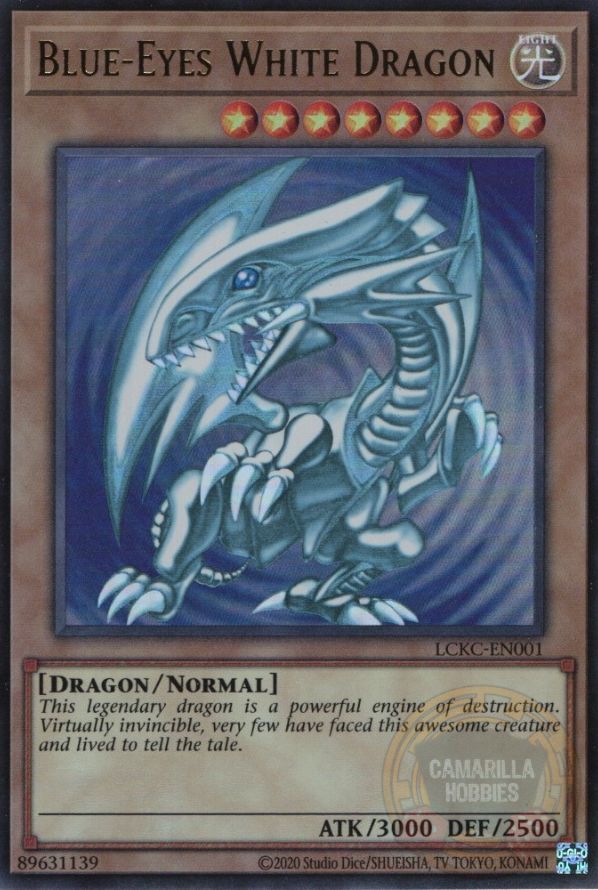Blue-Eyes White Dragon - LCKC-EN001 - Ultra Rare (Reprint) Ver. 2 1