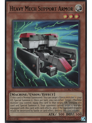 Heavy Mech Support Armor - LCKC-EN023 - Ultra Rare (Reprint) 