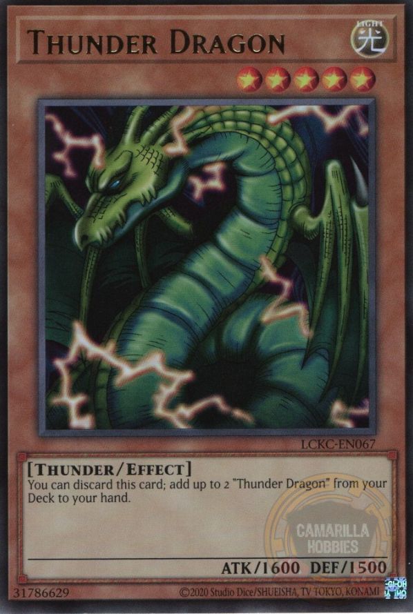 Thunder Dragon - LCKC-EN067 - Ultra Rare (Reprint)  1