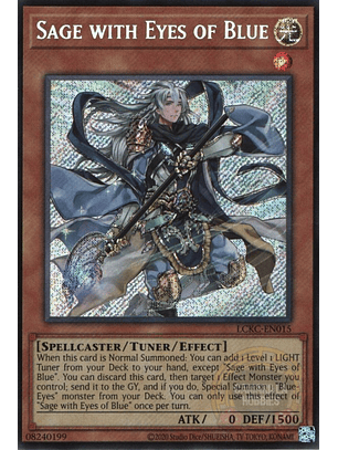Sage with Eyes of Blue - LCKC-EN015 - Secret Rare (Reprint)