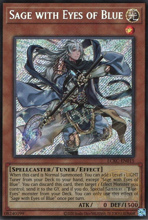 Sage with Eyes of Blue - LCKC-EN015 - Secret Rare (Reprint)