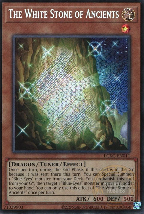 The White Stone of Ancients - LCKC-EN011 - Secret Rare (Reprint)