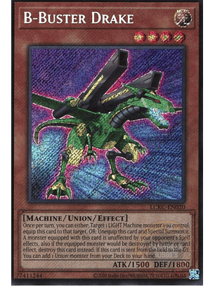 B-Buster Drake - LCKC-EN020 - Secret Rare (Reprint) 