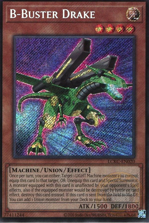 B-Buster Drake - LCKC-EN020 - Secret Rare (Reprint) 