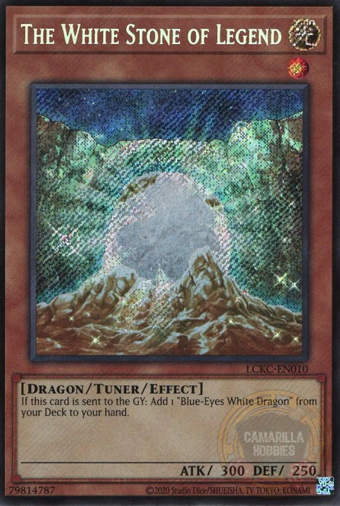 The White Stone of Legend - LCKC-EN010 - Secret Rare (Reprint)