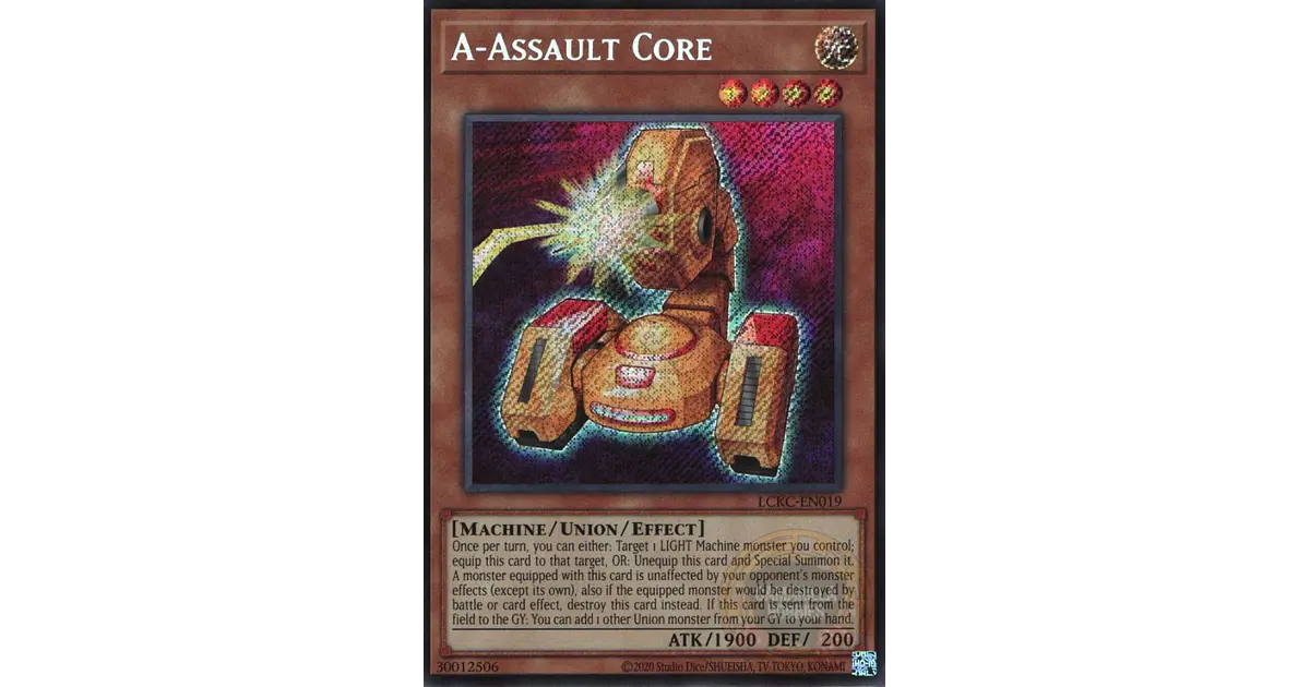 A-Assault Core - LCKC-EN019 - Secret Rare (Reprint)