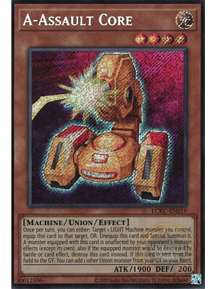 A-Assault Core - LCKC-EN019 - Secret Rare (Reprint) 