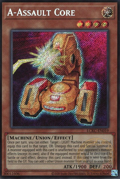 A-Assault Core - LCKC-EN019 - Secret Rare (Reprint) 