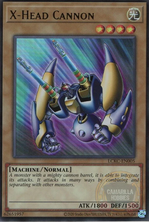 X-Head Cannon - LCKC-EN005 - Ultra Rare (Reprint) 