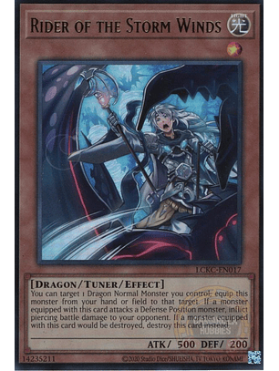 Rider of the Storm Winds - LCKC-EN017 - Ultra Rare (Reprint)
