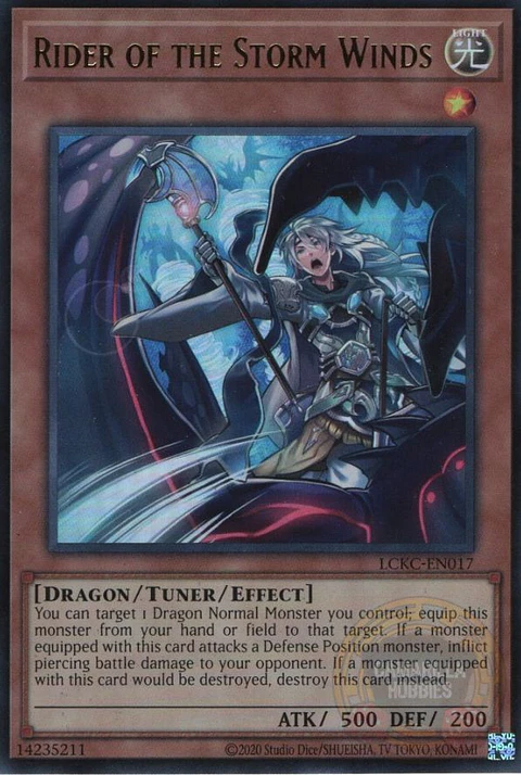 Rider of the Storm Winds - LCKC-EN017 - Ultra Rare (Reprint)