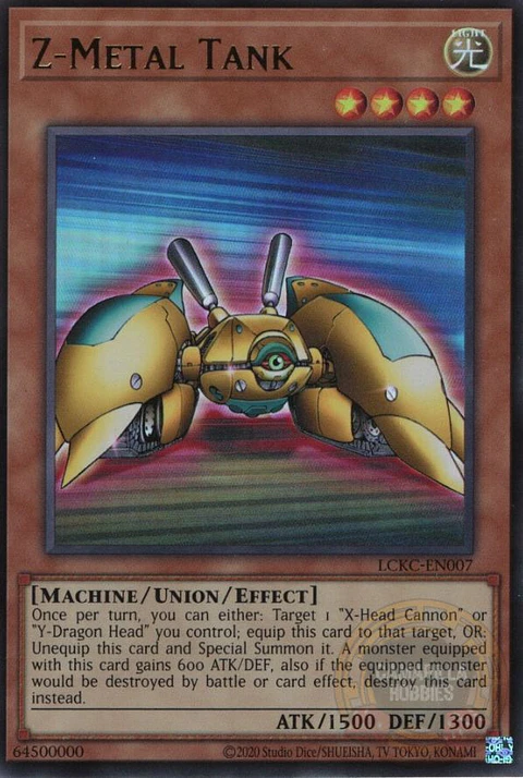 Z-Metal Tank - LCKC-EN007 - Ultra Rare (Reprint) 