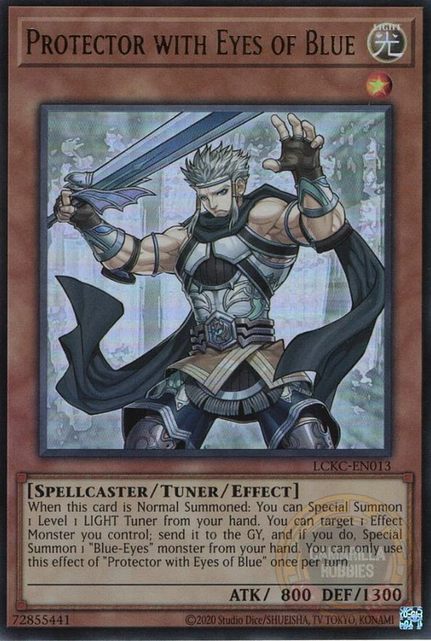 Protector with Eyes of Blue - LCKC-EN013 - Ultra Rare (Reprint)