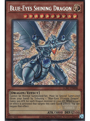 Blue-Eyes Shining Dragon - LCKC-EN008 - Secret Rare (Reprint)