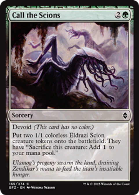 Call the Scions - BFZ - C 