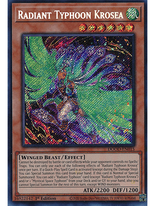 Radiant Typhoon Krosea - DOOD-EN015 - Secret Rare