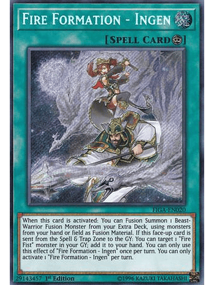 Fire Formation - Ingen - FIGA-EN020 - Secret Rare