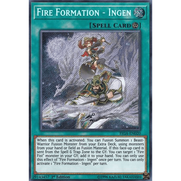 Fire Formation - Ingen - FIGA-EN020 - Secret Rare