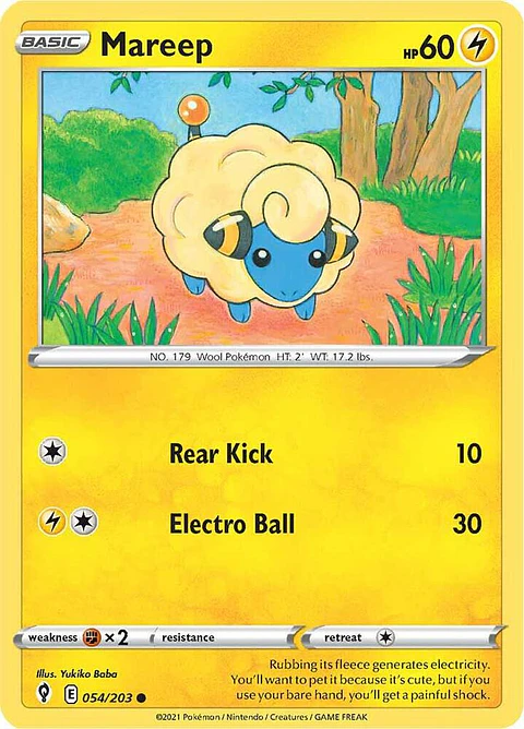 Mareep - 054/203 - Common - EVS