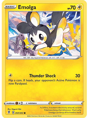 Emolga - 057/203 - Common - EVS